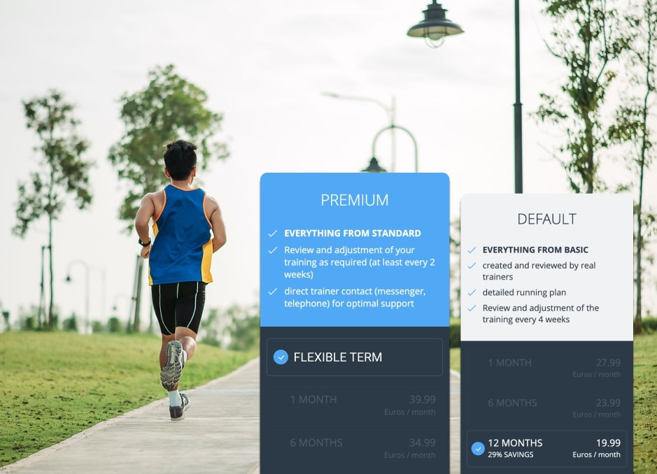 lauftraining-subscribtion-plans